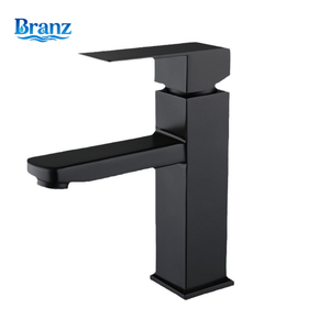Grifo de Lavabo de Cerámica de Alta Calidad <span class=keywords><strong>Branz</strong></span>, con Base de Acero Inoxidable, Control Dual de Agua Fría/Caliente, para Baño - Product Image 1