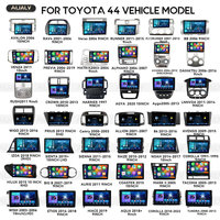 Nouveau modèle de lecteur DVD de voiture cadre pour Toyota Hilux 2015-2018 LHD/RHD voiture android radio voiture panneau écran cadre navigation fascia