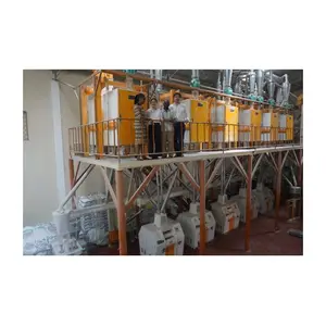 Automatic 150T maize flour mill machinery for Tanzania