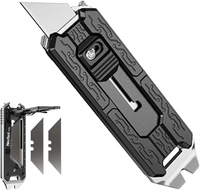 Couteau à lame rétractable NexTool Explorer E20, couteau multi-usages SK5 pour le camping, la survie, la randonnée, couteau de poche avec clip