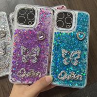Coque de protection anti-chute BAILI Factory, nouvelle, magnifique, avec colle brillante et papillons, pour téléphones Tecno POP8/Smart 10C/Camon 40