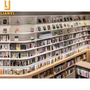 Hiện đại bằng gỗ bán lẻ hiệu sách hiển thị Kệ văn phòng phẩm cửa hàng hiển thị giá là viết tắt của bút - Product Image 5