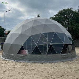 8m PVC geodesic Dome cắm trại lều với Tùy chỉnh màu sắc cho sang trọng ngoài trời glamping các trang web và khu nghỉ mát khách sạn - Product Image 6