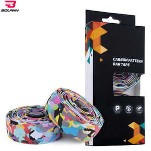 Cinta de manillar Bolany con patrón de carbono de 2150 mm x 2,5 mm para bicicletas de carretera - Product Image 1