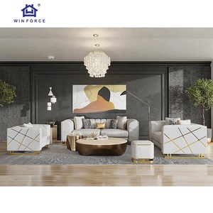 Presa di fabbrica 1 posto sedia turchia Design divani per il tempo libero in velluto moderno Love Seat <span class=keywords><strong>soggiorno</strong></span> divano Set mobili casa di lusso - Product Image 2