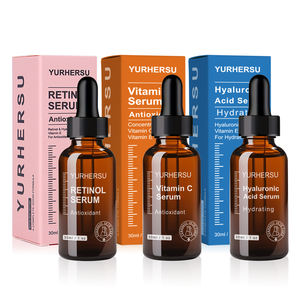 Полный набор омолаживающих средств для ухода за кожей: Витамин С + ретинол + гиалуроновая кислота, набор сывороток, отбеливание морщин, увлажнение, оптовая продажа - Product Image 1