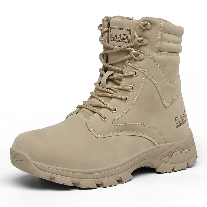Newest design vintage outdoor combat boots men