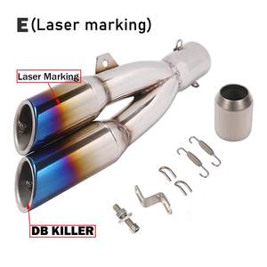 Pot d'échappement universel pour moto 51 mm, silencieux d'échappement Moto <span class=keywords><strong>DB</strong></span> <span class=keywords><strong>Killer</strong></span> pour DUKE790 890 CF800MT <span class=keywords><strong>Z900</strong></span> Z400 Z650 MT09 - Product Image 6
