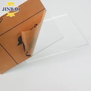 JINBAO white black colorful customized raw material mma 1-300mm 3mm 5mm thickness clear plastic sheets 4x8 acrylic