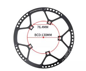 Vélo pliant BMX carré léger pédalier 130mm BCD 45T 47T 53T 56T 58T rond ovale 170MM AL60 pédalier en aluminium - Product Image 5