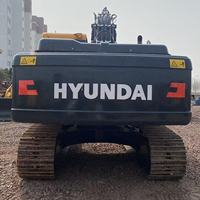 Excavatrice sur chenilles Hyundai 220LC-9S d'occasion de 22 tonnes avec moteur de 112 kW et système hydraulique Kawasaki, prête pour la construction