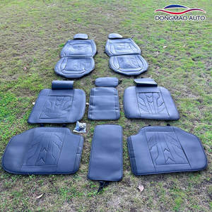 Housse de Siège de Voiture en Cuir de Luxe Adaptée pour 5 Sièges, Universelle pour la Plupart des Modèles, Couverture Complète, Durable, Résistante à l'Usure et Personnalisable - Product Image 6