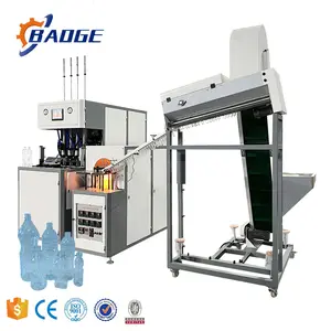 Mesin pembuat botol PET plastik Semi otomatis 200ML-2L 5L mesin pembuat Harga tiupan mesin cetak tiup