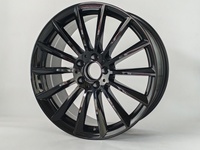 Fábrica SYAC Fabrica Llantas de Repuesto para Automóviles de 18 y 19 Pulgadas, PCD5*112, Aleación de Aluminio Negro Brillante, para C400