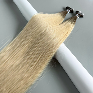 Cổ phiếu sẵn sàng giao hàng nhanh chóng bắt nguồn từ Ombre tóc vàng balayage phần mở rộng tóc con người Nano kim loại lời khuyên siêu đôi rút ra Remy tóc - Product Image 4
