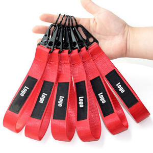 オートバイフライングキーホルダーカスタマイズ両面生地ポリエステル織り刺繍リストバンドストラップキーホルダー - Product Image 6