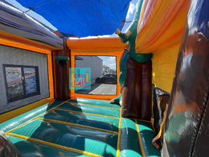 Château gonflable commercial Jurassic Tropical <span class=keywords><strong>Dino</strong></span> Moonwalk Jumper Bouncy Castle Inflatable Bounce House - Product Image 6