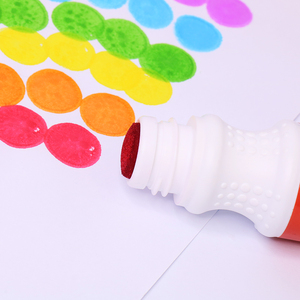 Juego de Marcadores de Puntos Lavables de 8 Colores Portátiles <span class=keywords><strong>con</strong></span> Estuche de Transporte de PP, Punta de 18 mm, Bolígrafos de 60 ml para Niños, Arte en Viajes, Uso en Movimiento y en Casa - Product Image 5