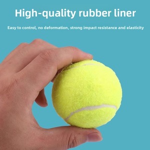 Balles de tennis standard durables, balles de sport moelleuses pour l'entraînement des enfants, jouets pour chiens, recharges pour lance-balles, portables, diamètre 90 mm - Product Image 4