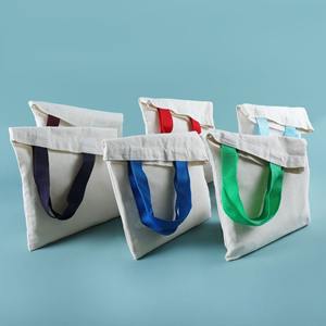 थोक पर्यावरण के अनुकूल बड़ी क्षमता कपास टोटे बैग कस्टम लोगो मुद्रण महिलाओं के लिए सादे कैनवास पर मुद्रण - Product Image 3