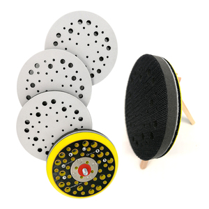 Almohadilla de esponja suave con bucle de gancho de 5 pulgadas y 44 agujeros, almohadilla de protección, almohadilla de interfaz para herramientas abrasivas, pulido de madera, muebles de Metal - Product Image 6