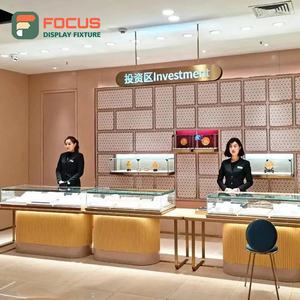 Vitrina de Pared para Joyería de Vidrio de Primera Calidad, Mostrador de Joyería de Madera, Luz LED, Vitrina de Pared Moderna y Lujosa para Joyería - Product Image 4