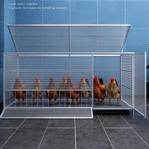 Venta en Línea de Jaulas Plegables de Metal Galvanizado para Pollos, para 10-15-20 Pollos, Recinto para Animales - Product Image 1