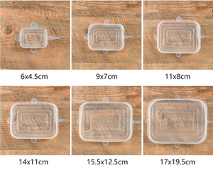 Tapa de Silicona Elástica Libre de BPA, Tapas de Silicona Portátiles para Tazones, Fácil de Usar, Ligera y Ecológica - Product Image 5