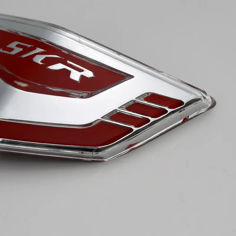 Custom luxury 3M forte adesivo 3D ABS plastica cromata marche di auto logo nomi adesivo per auto camion moto Logo