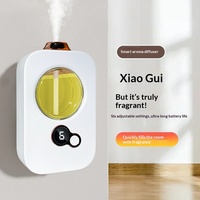 Diffuseur d'aromathérapie automatique, distributeur de parfum intelligent avec écran numérique, spray désodorisant pour toilettes d'hôtels, modèle 037