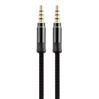 Câble audio tressé en nylon avec conducteur en cuivre de 35 mm, 15 m/3 m, mâle-mâle, pour enregistrement AUX, vente en gros de câbles audio pour voiture