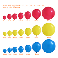 Ballons en latex standard brillants et épaissis de haute qualité, colorés, de 5/9/10/12/18/36 pouces, pour Noël, en gros direct usine