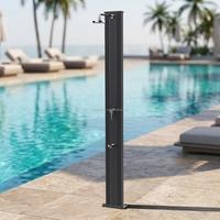 Douche solaire extérieure en aluminium 28L