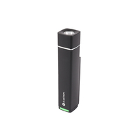 Linterna de Emergencia para Hotel EASTON, Negra Mate, 3W LED, 180 Días de Autonomía, con Carga Tipo-C e Indicador de Energía