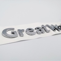 Emblema de Logotipo Automotriz 3D Personalizado de Fábrica para Autos, Material Plástico ABS Cromado Duradero, Adhesivo Fuerte, Pegatinas para Carrocería