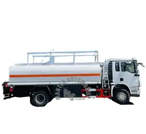 एस हैकमैन 4X2 15000L तेल टैंकर डीजल रिफिलिंग ट्रक ईंधन टैंक ट्रक
