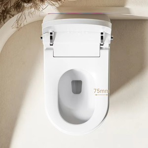 Nhà tích hợp thông minh hương thơm thanh lọc gốm nhà vệ sinh mở rộng chỗ ngồi chân cảm biến tự động tuôn ra trắng phòng tắm thiết bị vệ sinh - Product Image 2