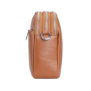 AndoBag Casual Commute Shoulder Crossbody <b>Bags</b> Genuine Leather <b>Satchel</b> Purse Three Zipper Small Square Sling <b>Bag</b> for Women 1806 - Product Image 4