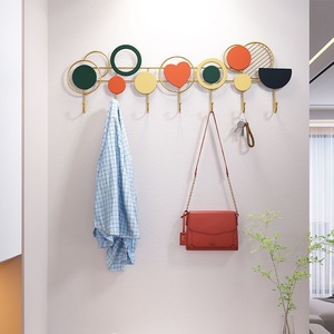 <span class=keywords><strong>Appendiabiti</strong></span> in ferro di lusso leggero alla moda creativo da parete pieghevole popolare <span class=keywords><strong>porta</strong></span> d'ingresso senza Punch <span class=keywords><strong>appendiabiti</strong></span> - Product Image 3