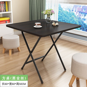 Thiết kế hiện đại nhà máy trực tiếp gấp bàn ăn đơn giản hộ gia đình di động vuông gian hàng cho thuê nhà ở cho thế hệ tóc - Product Image 4