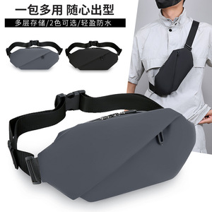 Nouveau Sac Bandoulière Homme pour Course en Extérieur, Sac Téléphone Multifonction Grande Capacité Étanche, Sac à Épaule Décontracté Printemps 2025 - Product Image 1