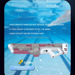 Songkran çocuk su için en güçlü otomatik elektrikli su tabancası oyuncak silah fışkırtma otomatik emme elektrikli su oyuncak silah - Product Image 5