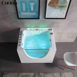 Petit fabricant de <span class=keywords><strong>baignoire</strong></span> pour bébé, pour petite salle de bains, <span class=keywords><strong>baignoire</strong></span> à jet moderne en acrylique, LED - Product Image 2