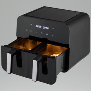 Friteuse à air double pot sans huile 9L à écran tactile électromécanique intelligent de grande capacité - Product Image 6