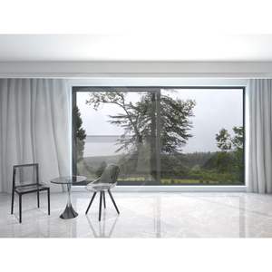 Modern ekonomik sürgülü cam güvenlik kapısı alüminyum alaşımlı çerçeve bina için cam kapi sallanan - Product Image 6