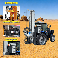 Foreuse à percussion montée sur tracteur KY, machine de forage d'eau