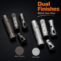 Kit de coque de lampe torche en métal moleté multi-styles, boîtier usiné CNC antidérapant pour modification DIY