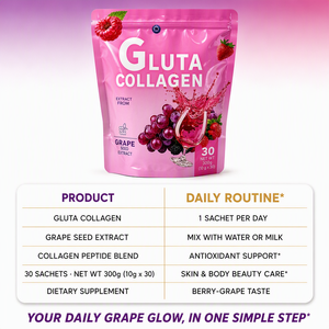 Poudre de protéines de glutathion à saveur de raisin, marque privée OEM, complément alimentaire antioxydant, soutient l'immunité, formule personnalisée - Product Image 3