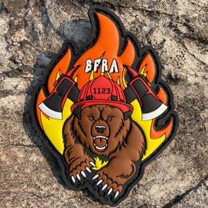 Sản Xuất phim hoạt hình gấu Silicone cao su phù hiệu tùy chỉnh dập nổi mềm <span class=keywords><strong>PVC</strong></span> các bản vá lỗi Nhiệt Báo Chí cao su <span class=keywords><strong>TAG</strong></span> cho quần áo - Product Image 3