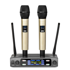 Micrófono Inalámbrico Portátil Profesional DX2, Micrófono de Condensador Cardioide de Metal para Karaoke, Canto y Voz - Product Image 1